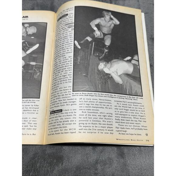 Wrestling Bad Guys Magazine Hulk Hogan WCW Summer 1995 Wrestlemania XI - Picture 8 of 10